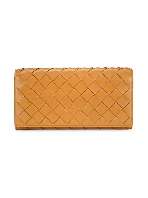 BOTTEGA VENETA Intrecciato Leather Zip-Around Wallet for Men