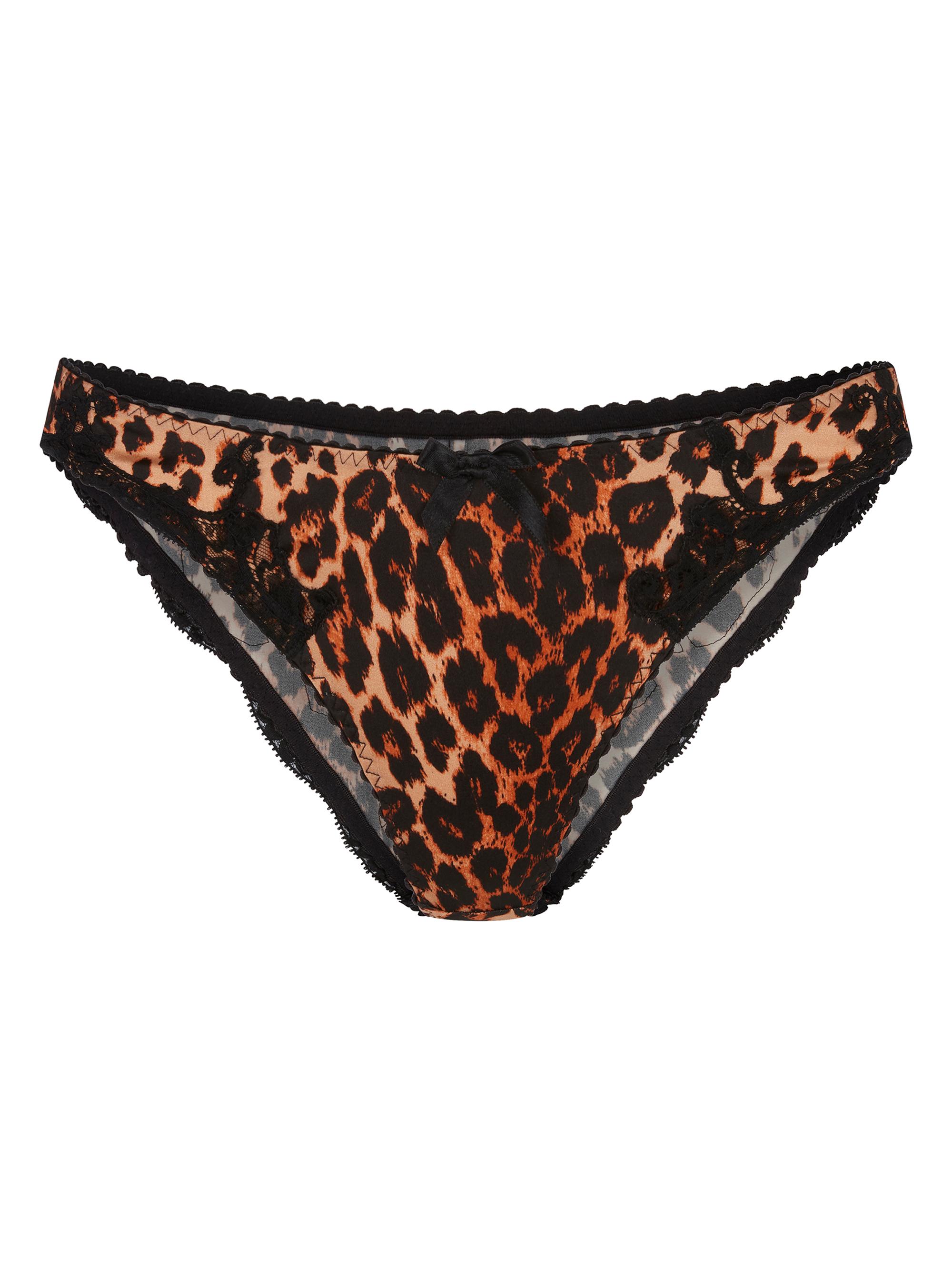 Agent Provocateur Women's Molly Printed Briefs - Leopard Black
