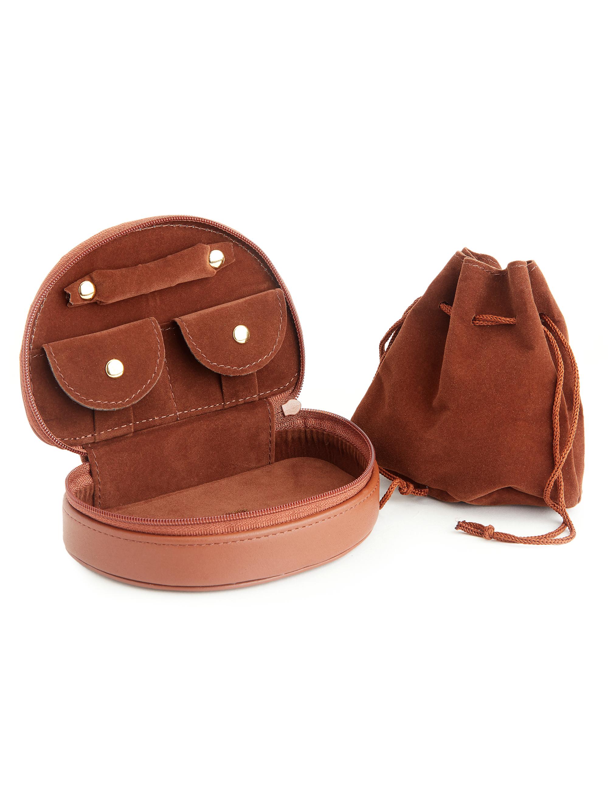 Royce New York Compact Jewelry Case - Black | Thumbnail 3