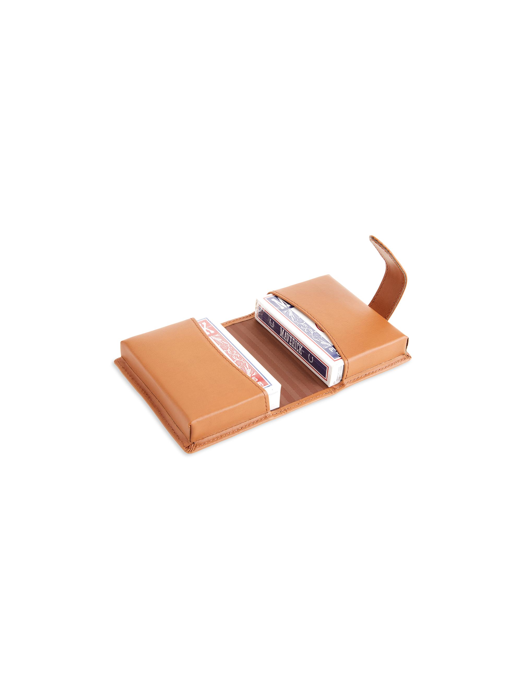 Royce New York Playing Cards & Leather Case - Brown | Thumbnail 7