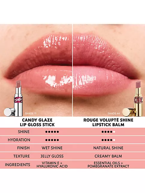 Shop Yves Saint Laurent Rouge Volupté Shine Candy Glaze Lip Gloss