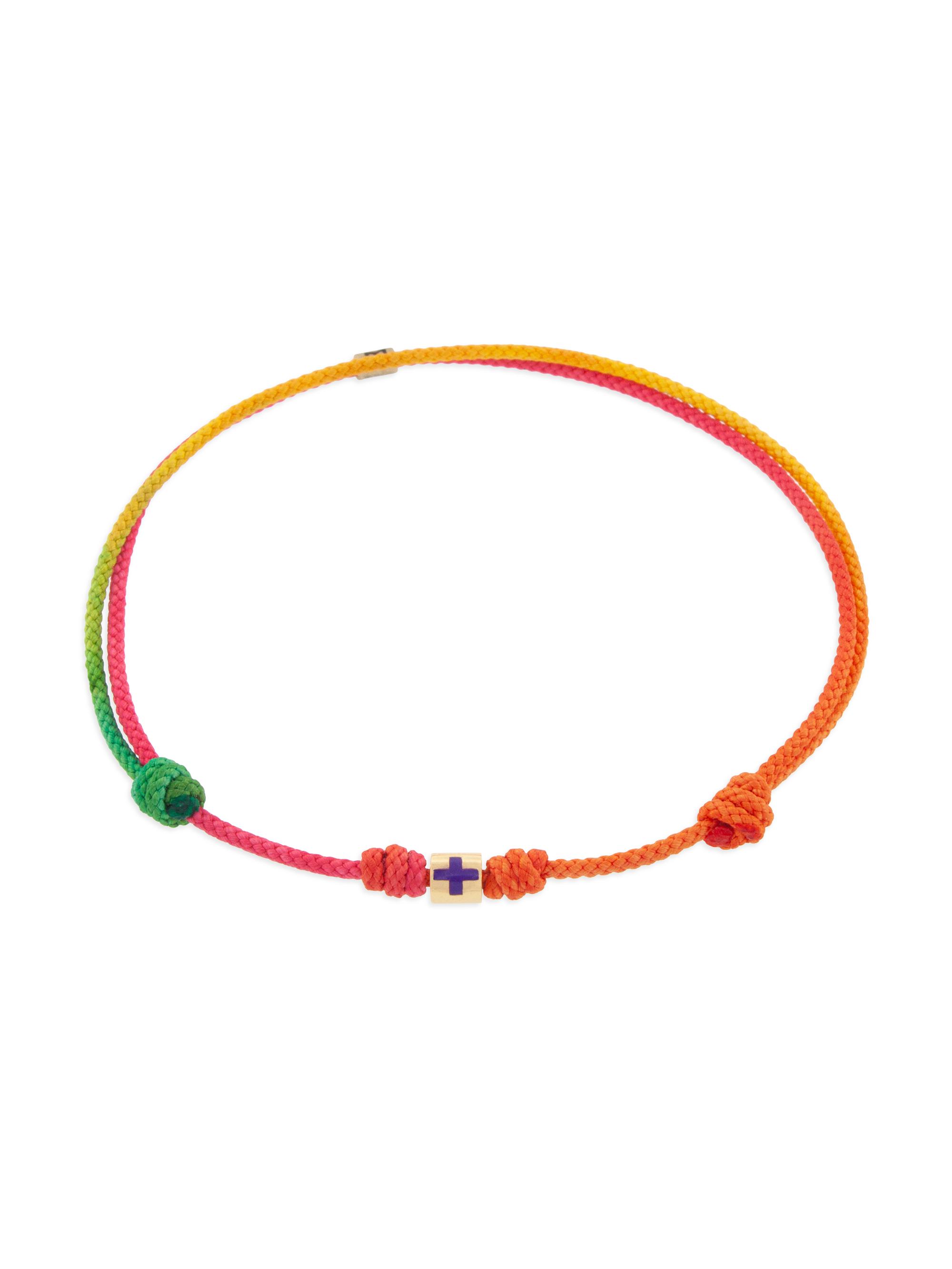 ✿α 様✳️ネイティブ調デザイン　4連cord bracelet モンステラ Shop Sydney Evan 14k Gold & Diamond Tiny Leo Zodiac Cord Bracelet