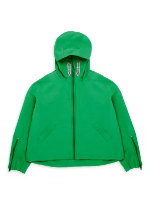 Khrisjoy Bandana Velour puffer jacket - Green