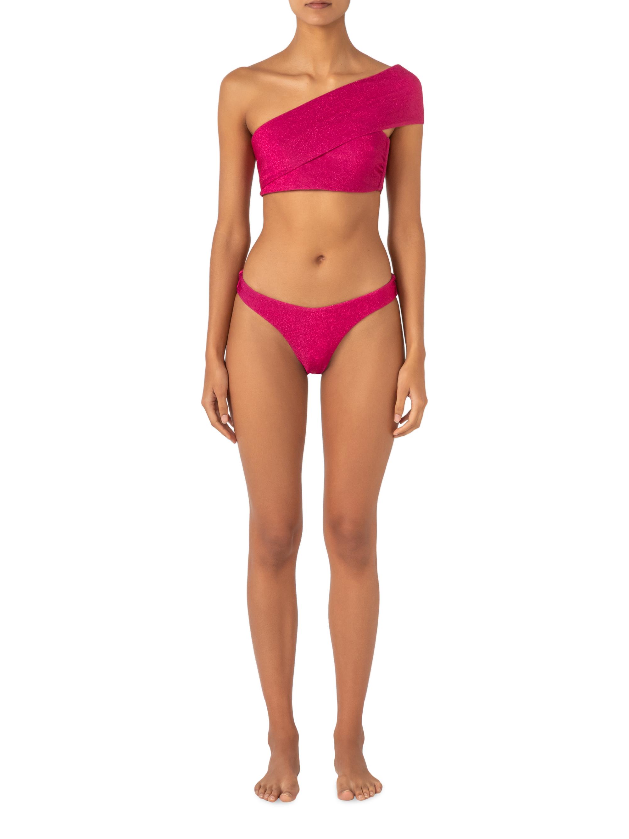 Baobab Women's Goa One-Shoulder Bikini Top - Rosewater
