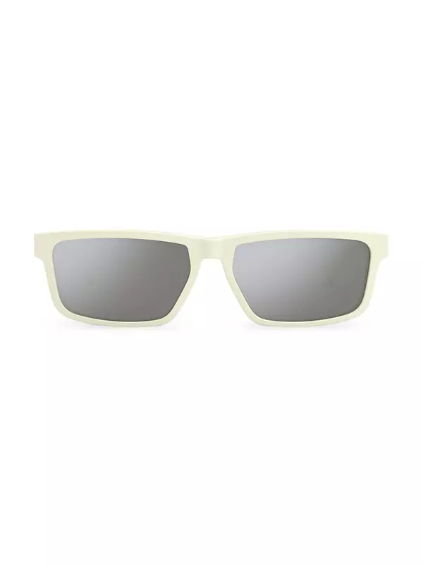 Shop Dior Diorider S2U 57MM Rectangular Sunglasses | Saks Fifth Avenue