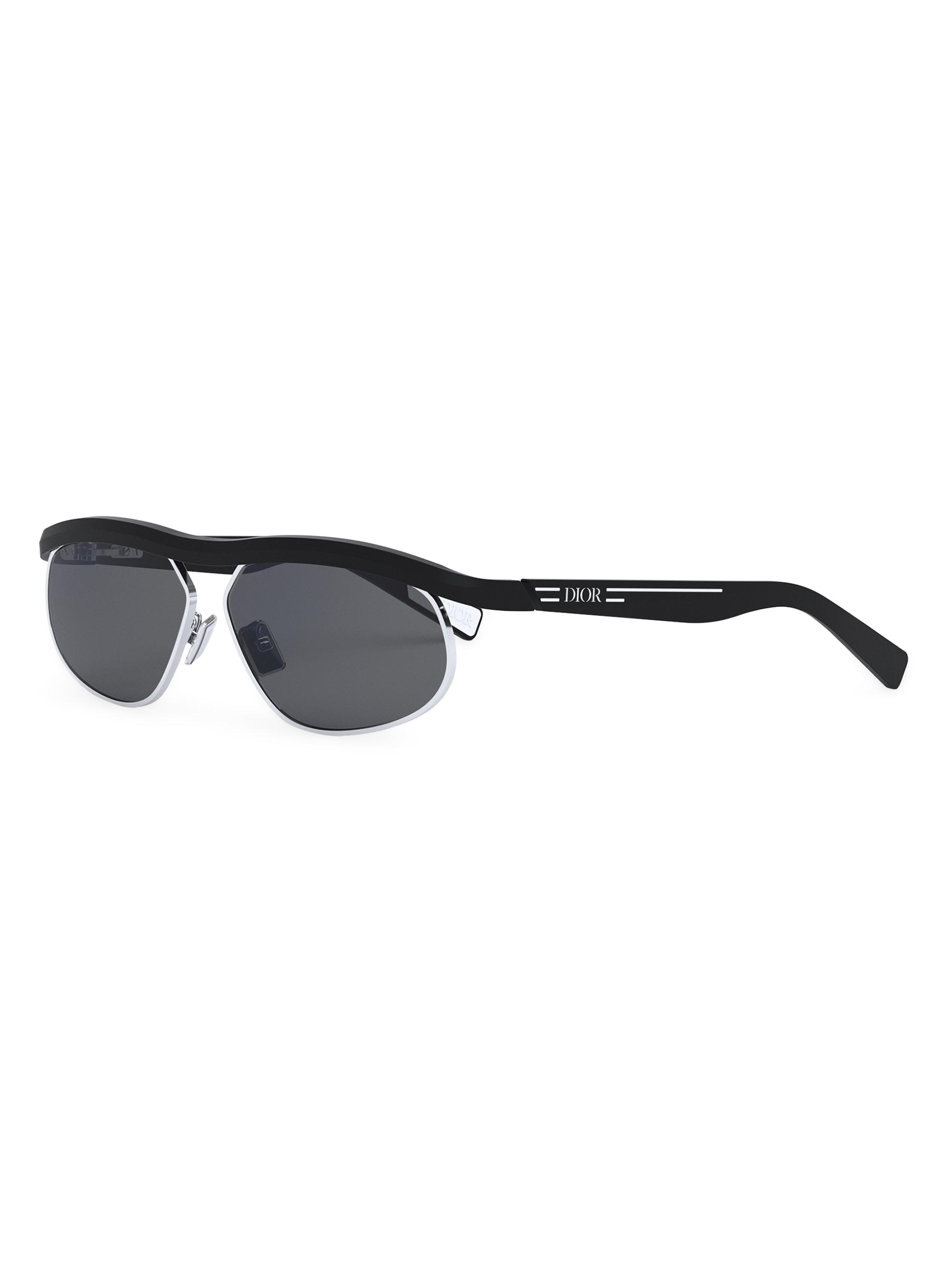 Dior Men's DioRider S1U 60MM Oval Sunglasses - Black