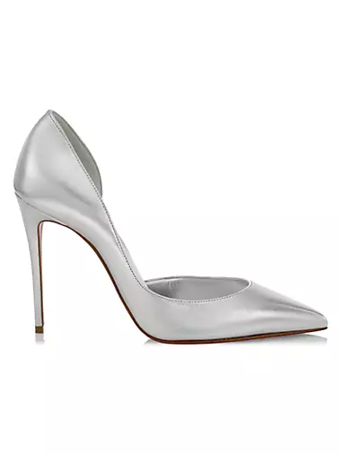 Christian Louboutin Shoes White Satin Frouprive 120mm Poof Sling-back  Pumps, New in Box WA001
