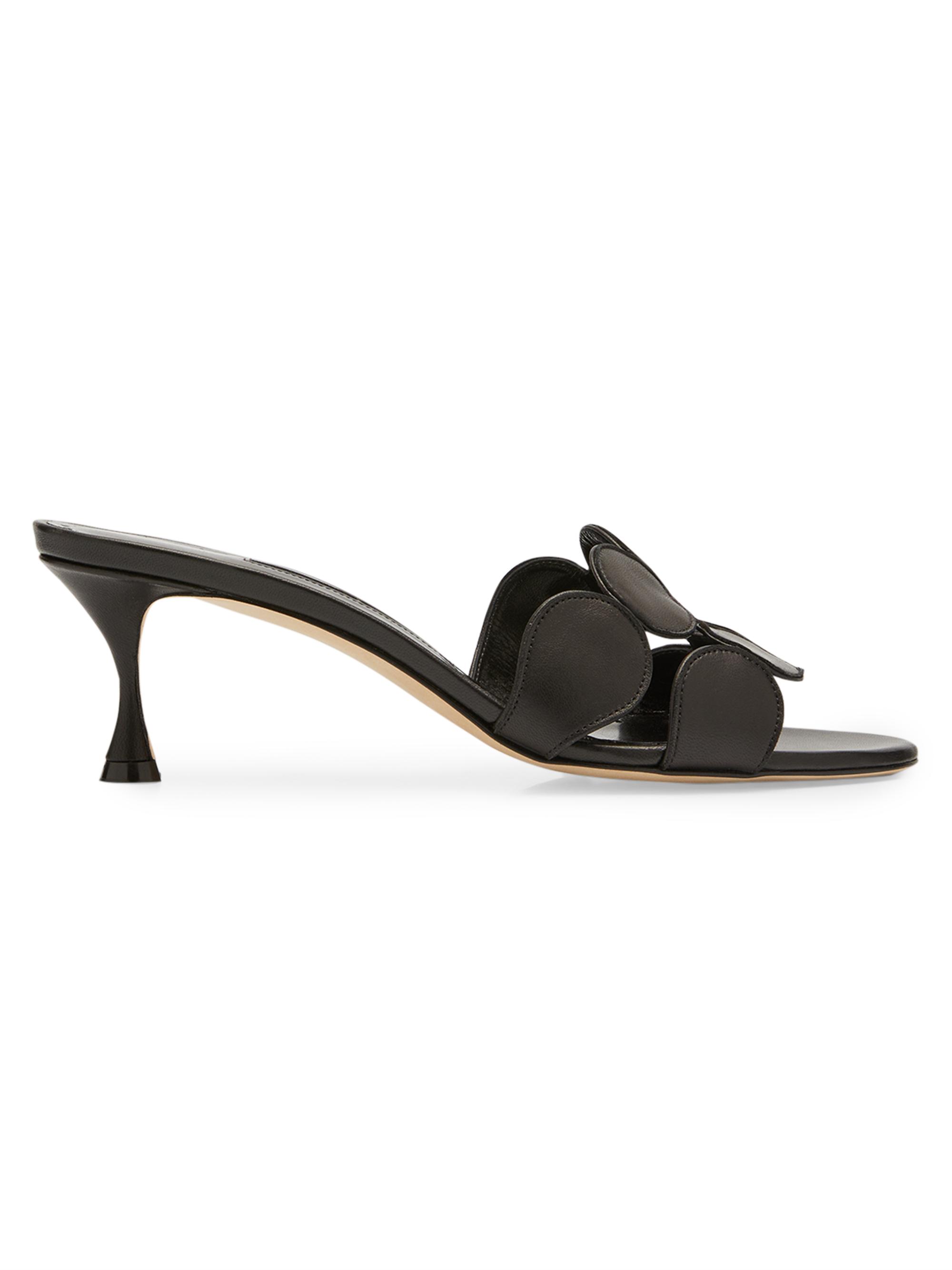 Manolo Blahnik Muluka Leather Sandals | Saks Fifth Avenue