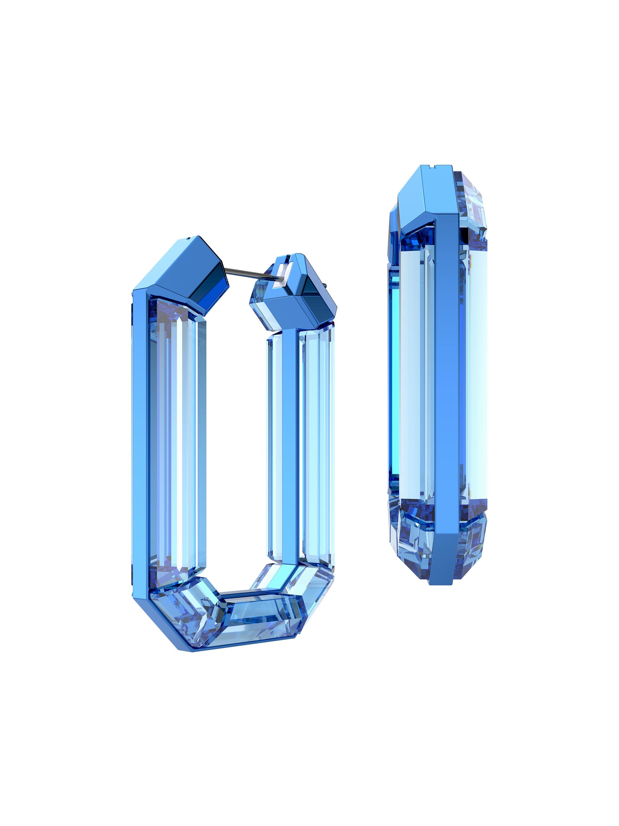 Swarovski Women's Lucent  Crystal Hoop Earrings