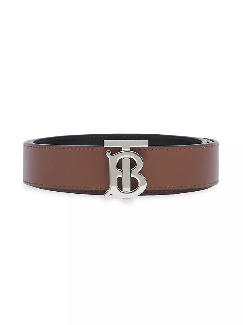 Burberry TB Reversible Leather Belt