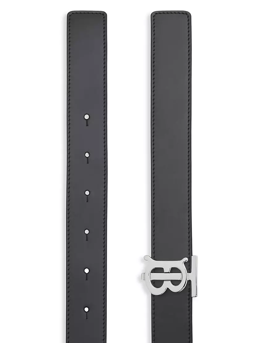 Cloth belt Burberry Black size 90 cm in Cloth - 31035915