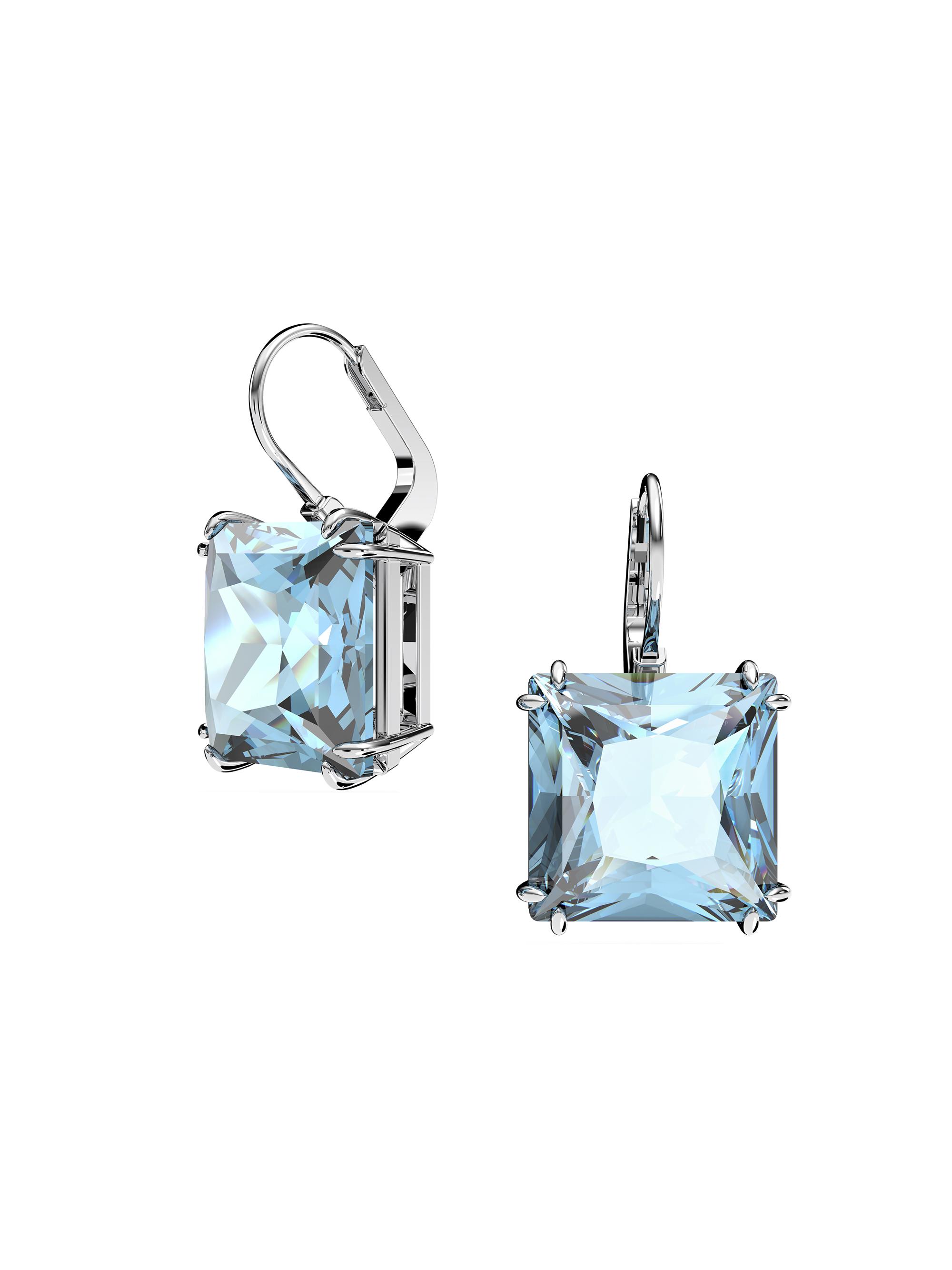 Swarovski Millenia Rhodium-Plated & Crystal Drop Earrings | Saks