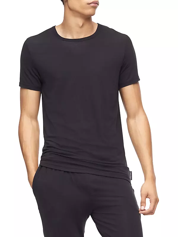 Calvin Klein Jeans Big & Tall monogram chest logo oversized t-shirt in gray