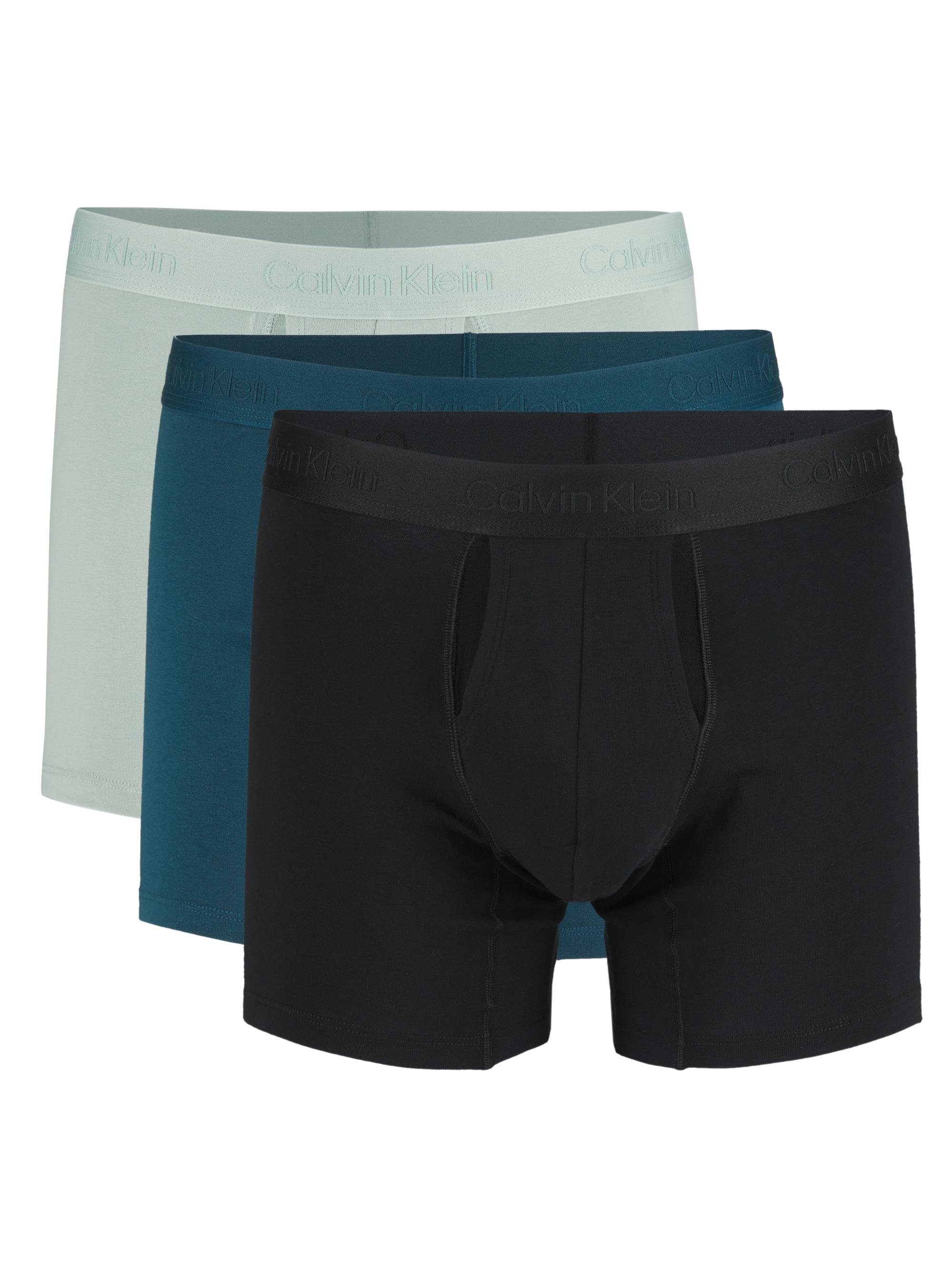 Calvin Klein Men's CK Standards 3-Piece Boxer Briefs Set - Black Navy Sage