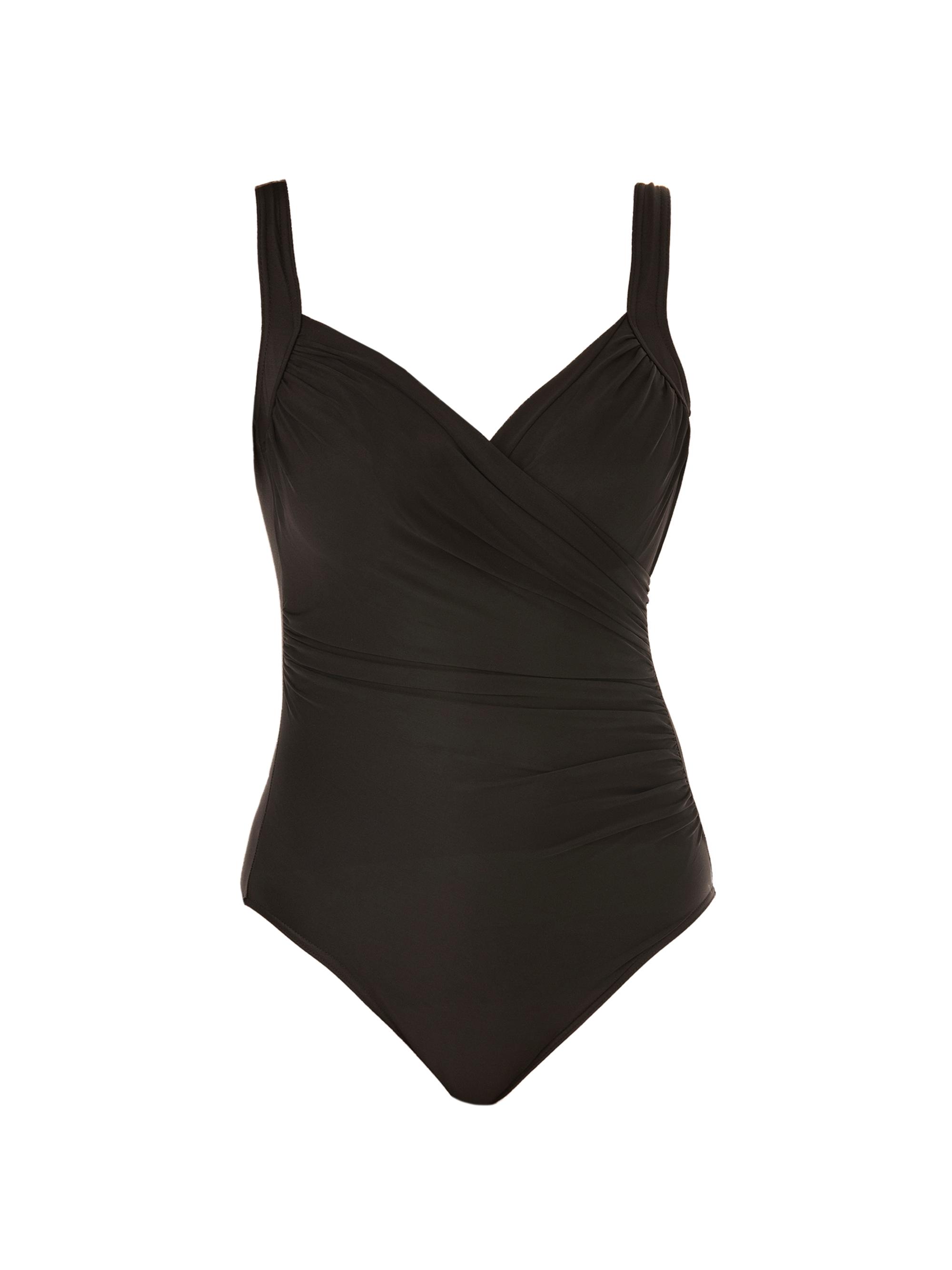 Miraclesuit Swim Women's DD Sanibel Gathered One-Piece Swimsuit - Black