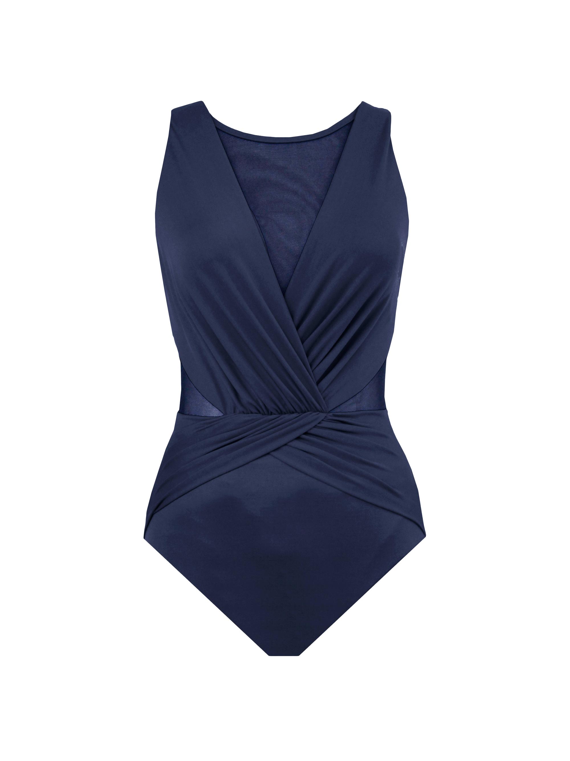 Miraclesuit Swim Women's Illusionists Palma One-Piece Swimsuit - Midnight Blue