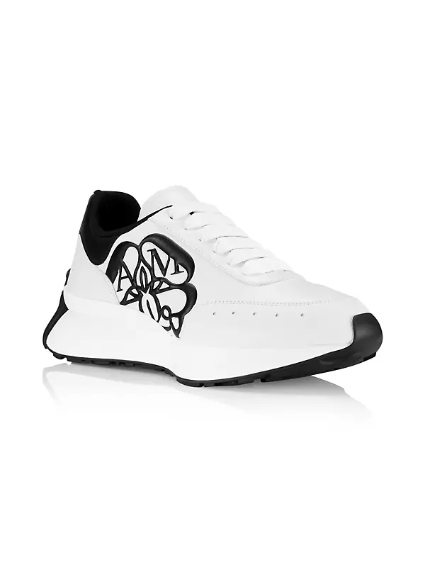 Shop Alexander McQueen Seal Logo Low-Top Runner Sneakers | Saks 