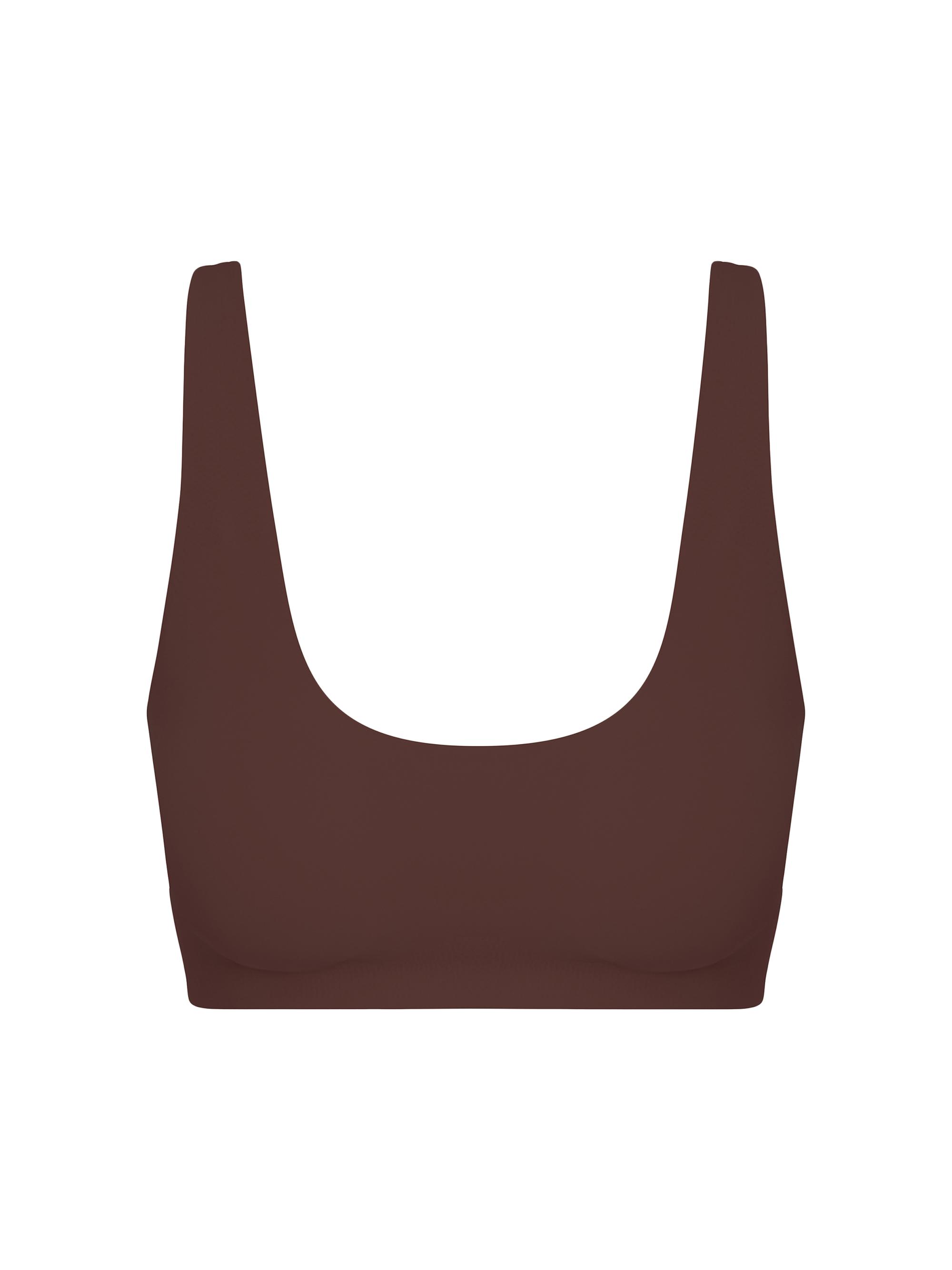 Commando Women's Classic Scoopneck Stretch Bra - Caramel