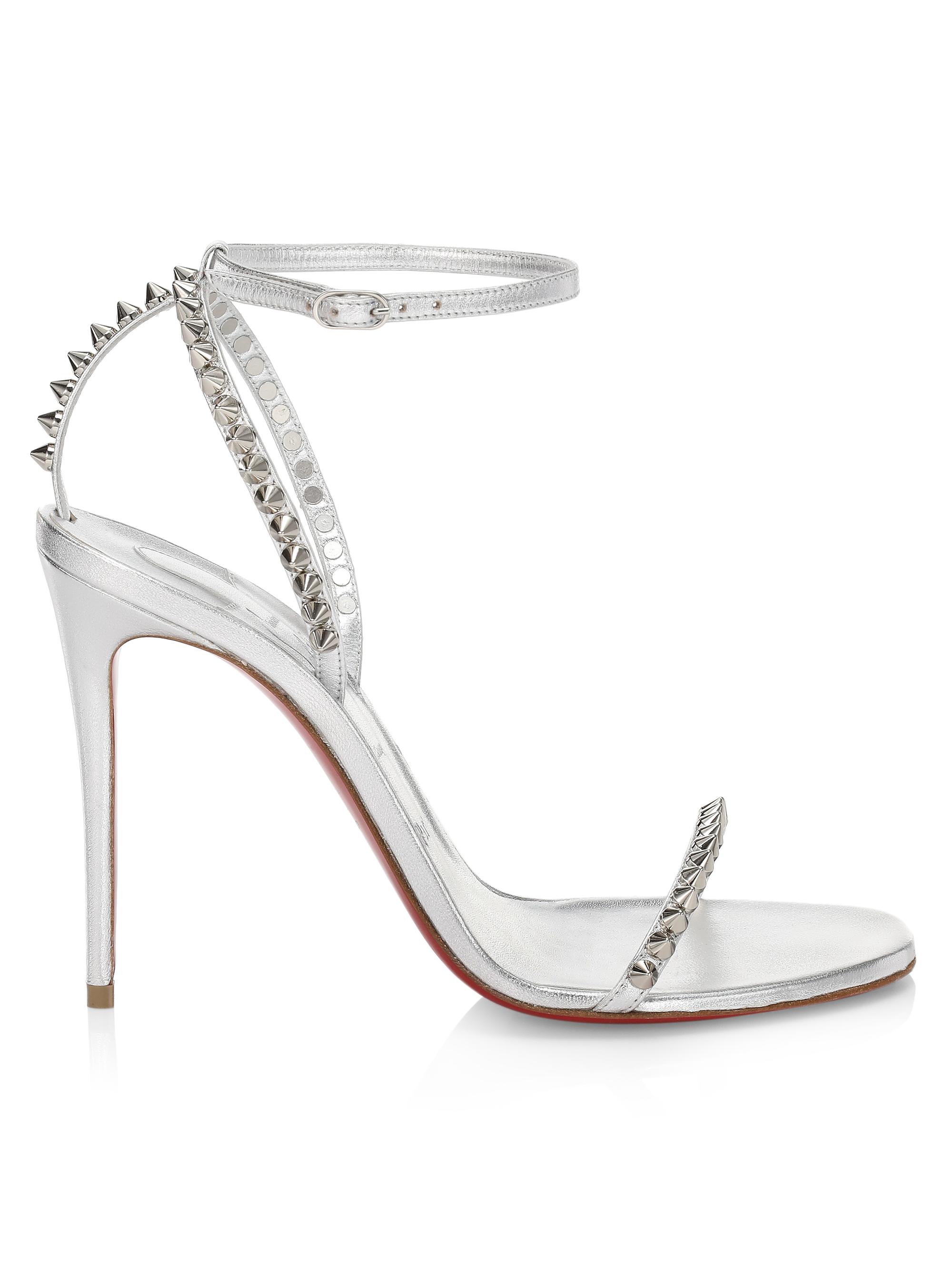 christian louboutin metallic shoes