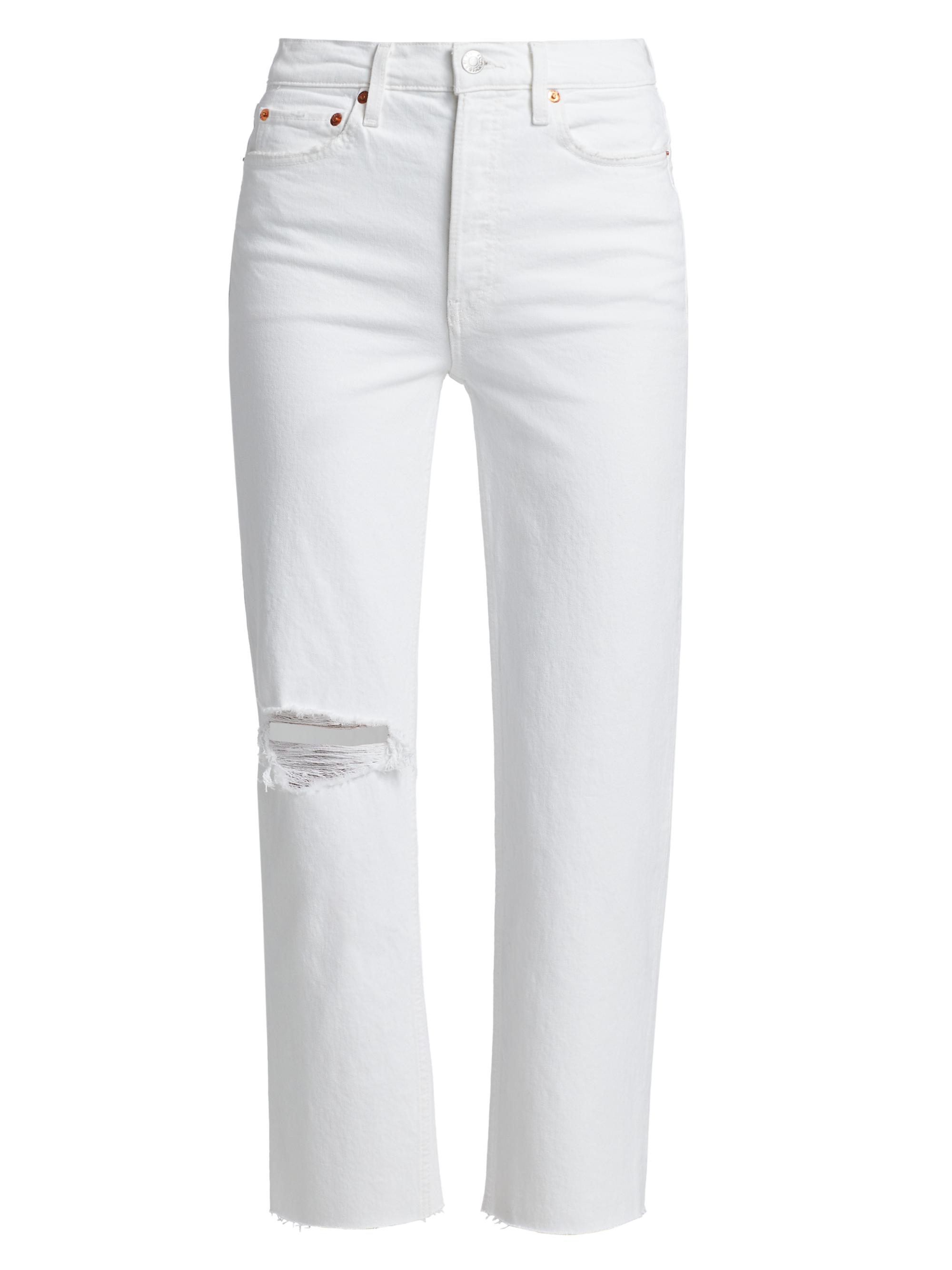 Re/done 70s Stove Pipe Straight Jeans | Saks Fifth Avenue