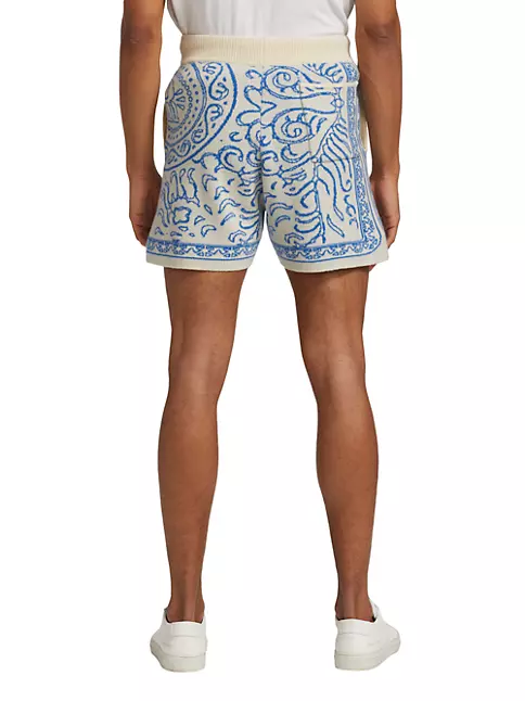 Louis Vuitton Monogram Flower Tile Pajama Shorts, Beige, 40