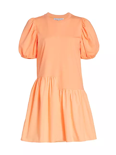 English Factory - Knit Woven Mixed Dress Bubblegum Pink / Xs