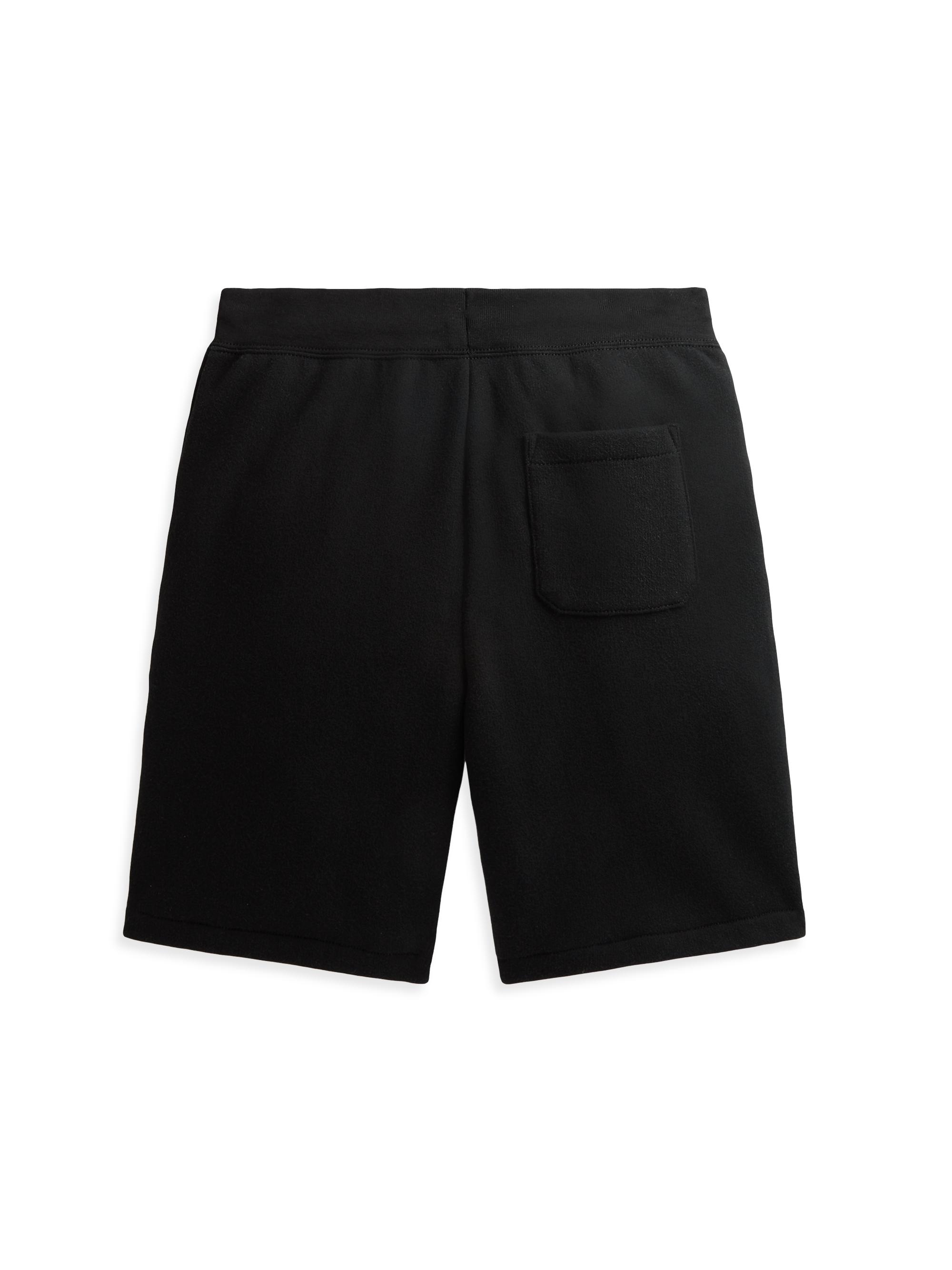 Polo Ralph Lauren Little Boy's & Boy's Fleece Drawstring Shorts - Polo Black | Thumbnail 3