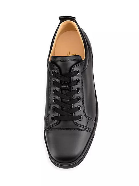 CHRISTIAN LOUBOUTIN - Louis Junior leather trainers