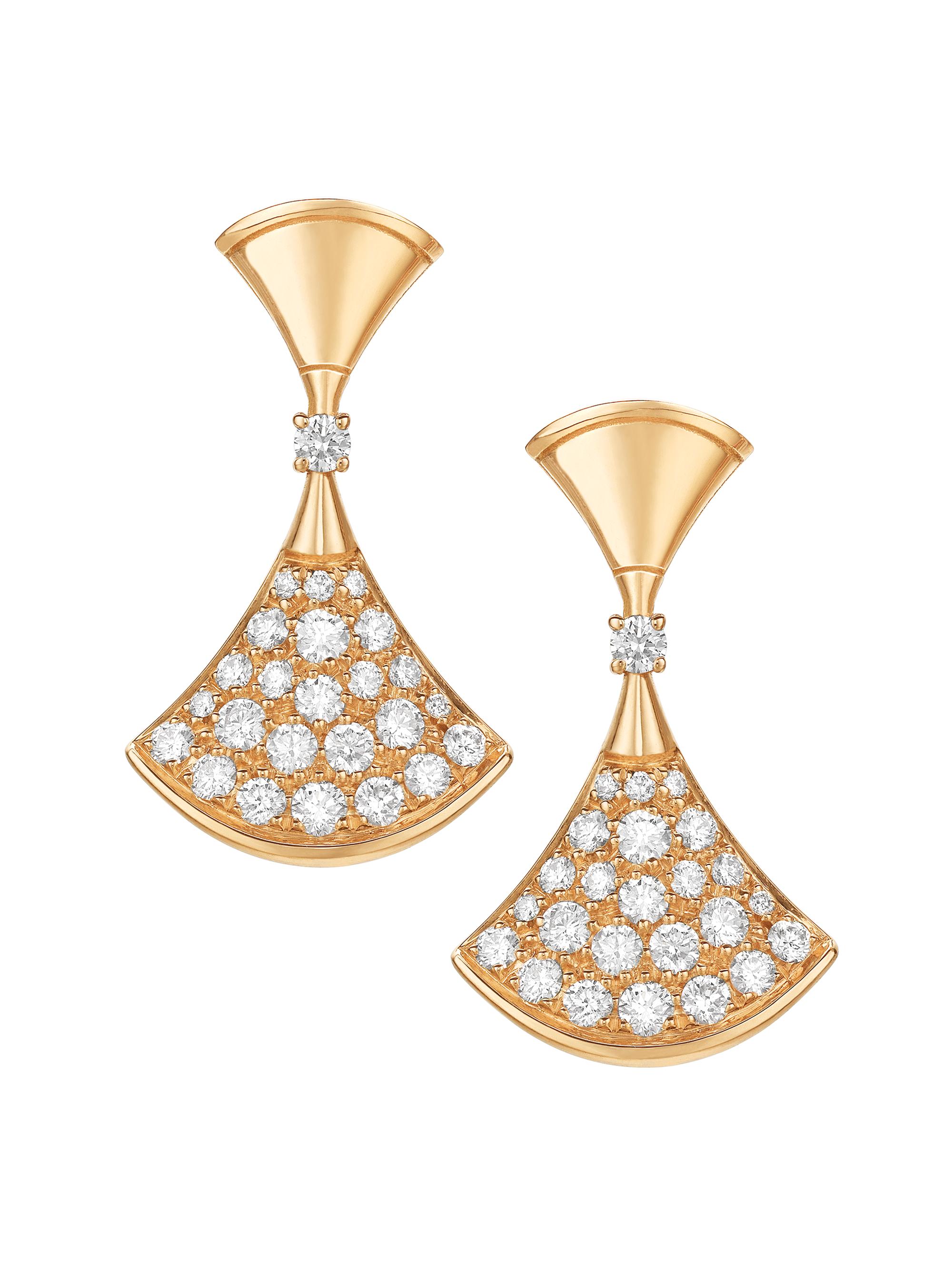 BVLGARI Women's Divas' Dream 18K Yellow Gold & Diamond Drop Earrings