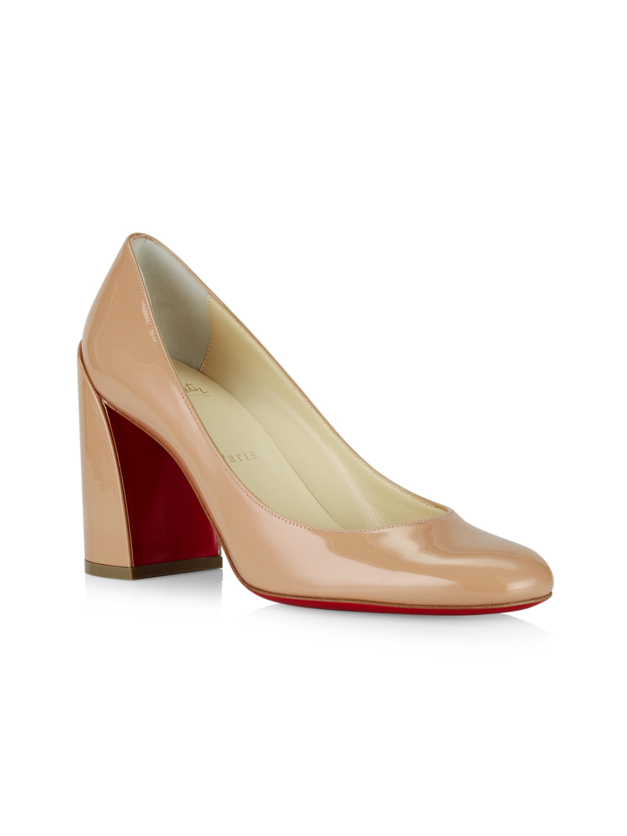Christian Louboutin Miss Sab 85MM Patent Leather Pumps | Saks