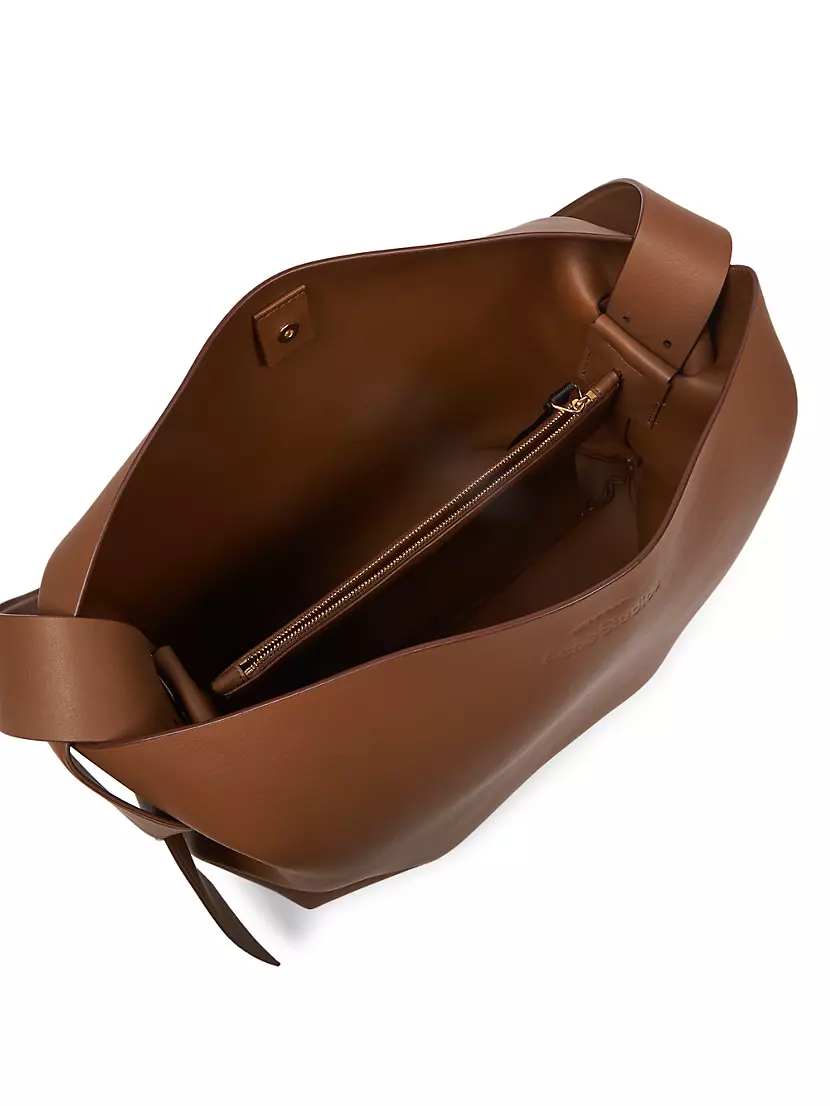 Acne Studios Black Musubi Midi Leather Shoulder Bag ref.937278 - Joli Closet