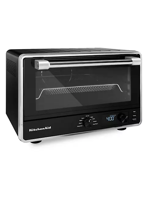 BAKEAFCTO1BM Kitchenaid Digital Countertop Oven with Air Fry and 3 Piece  Bakeware Set Bundle BLACK MATTE