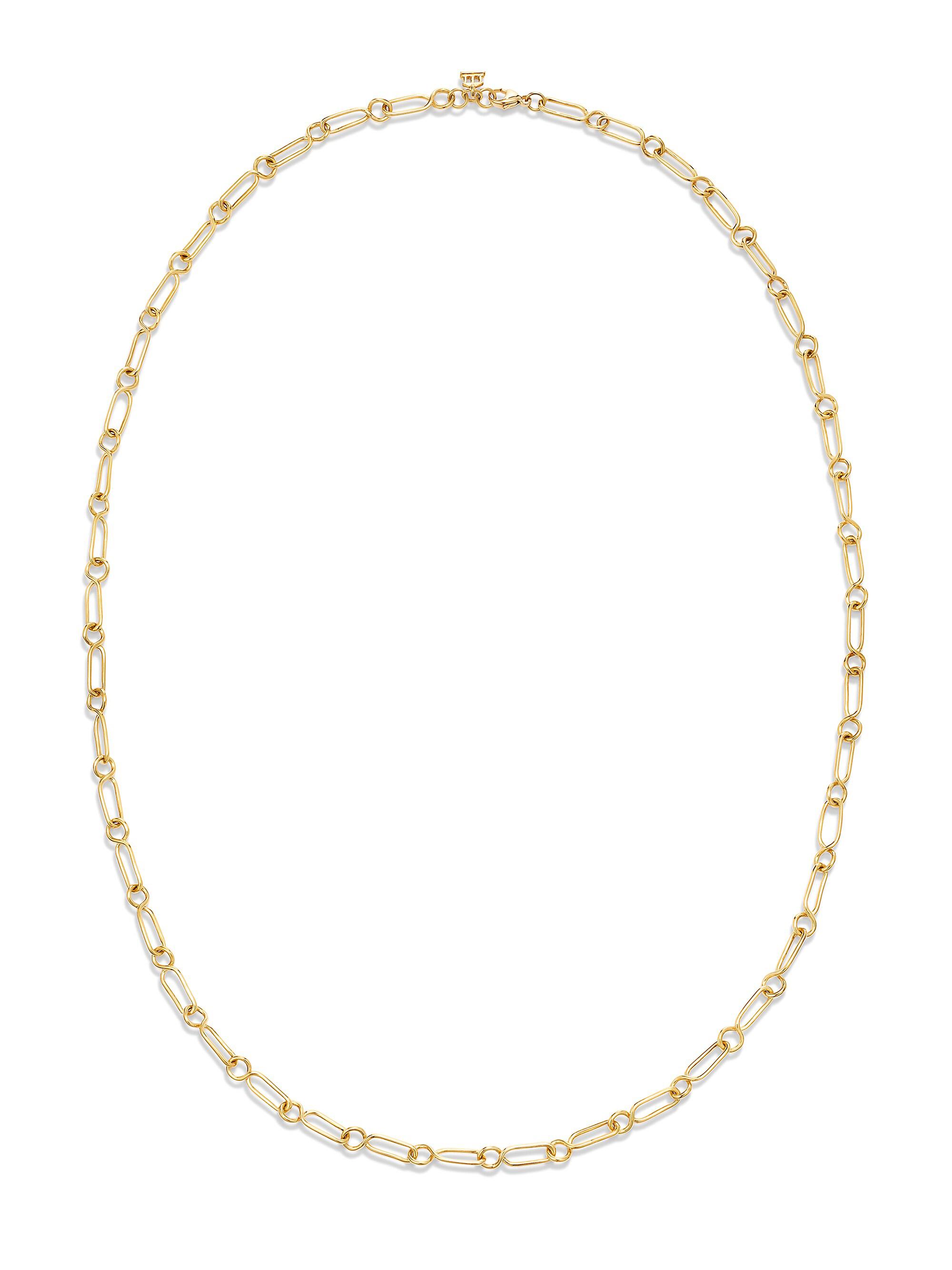 Temple St. Clair Women's Classic 18K Gold Medium River Chain Necklace