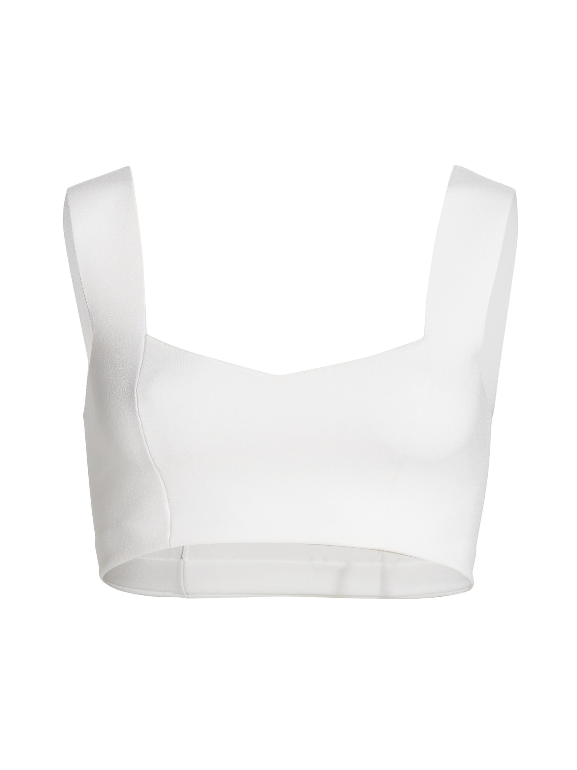 A.L.C. Women's Jordana Compact Knit Bra - White