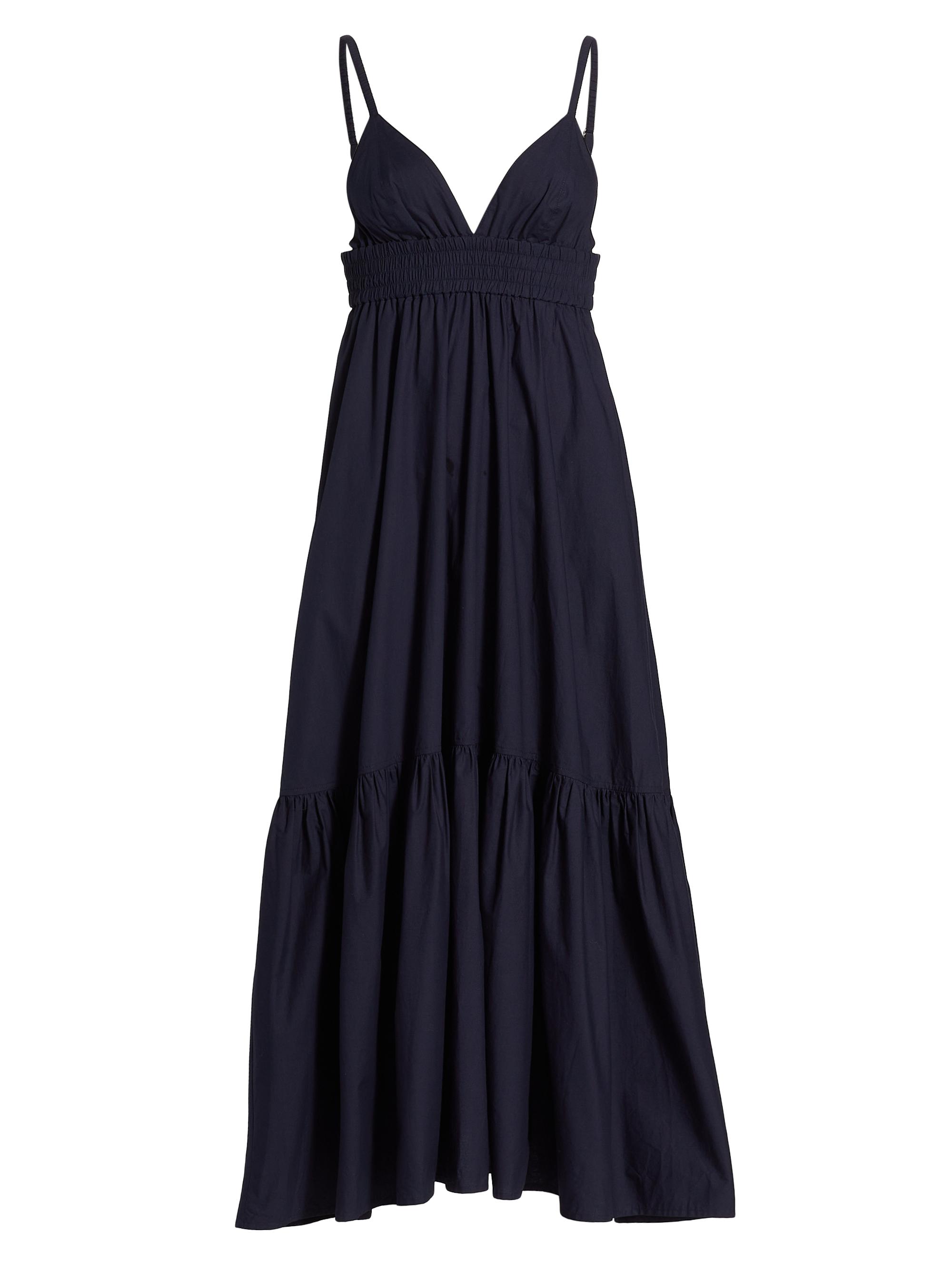 A.L.C. Women's Rhodes V-Neck Tiered Maxi Dress - Nightshade