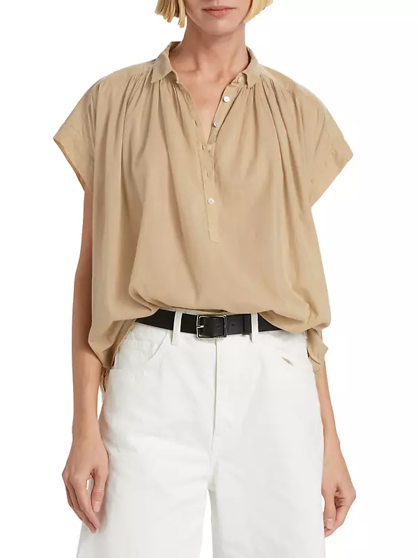 Normandy Pleated Blouse