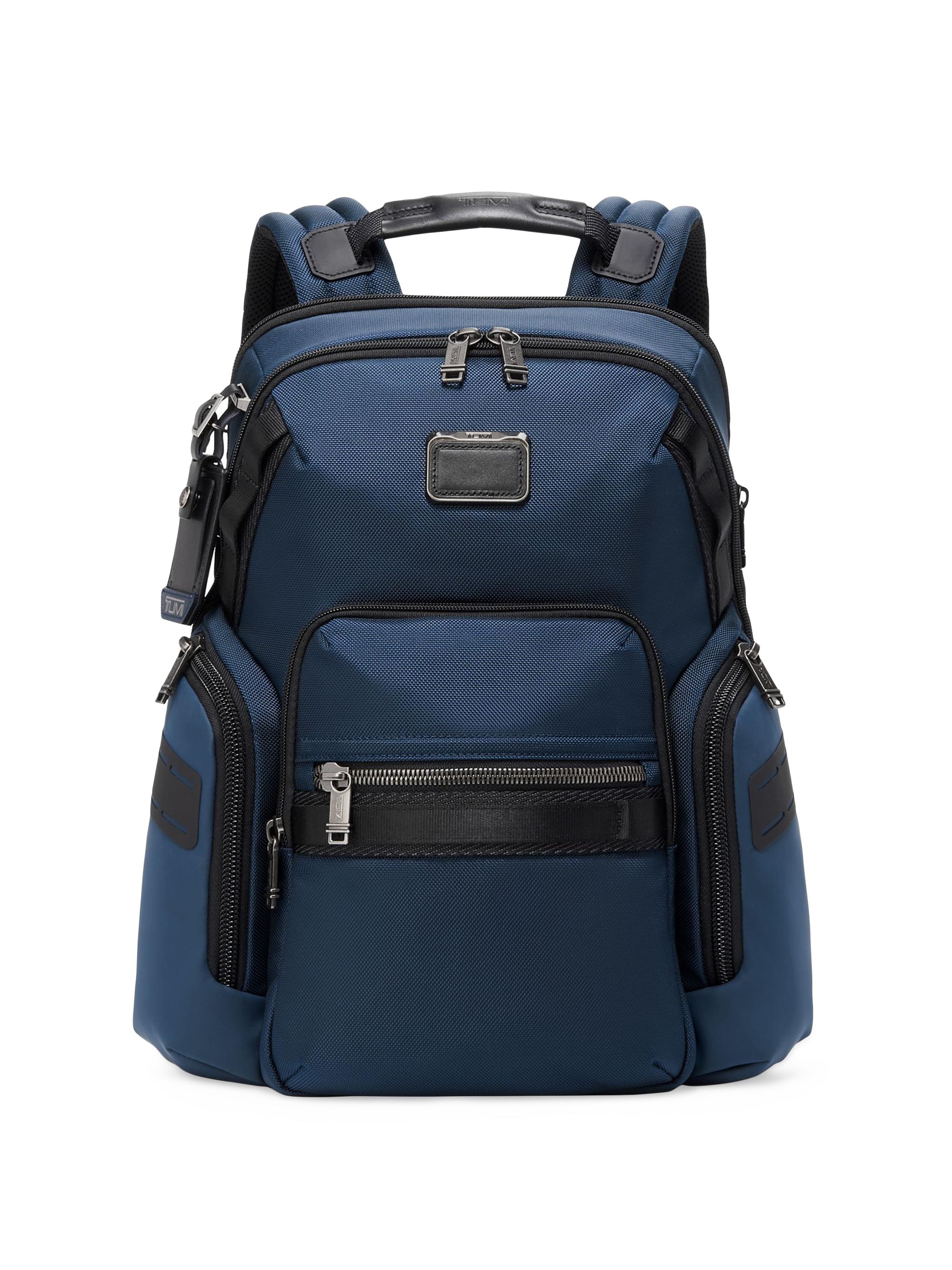 TUMI Men's Alpha Bravo Navigation Backpack - Navy