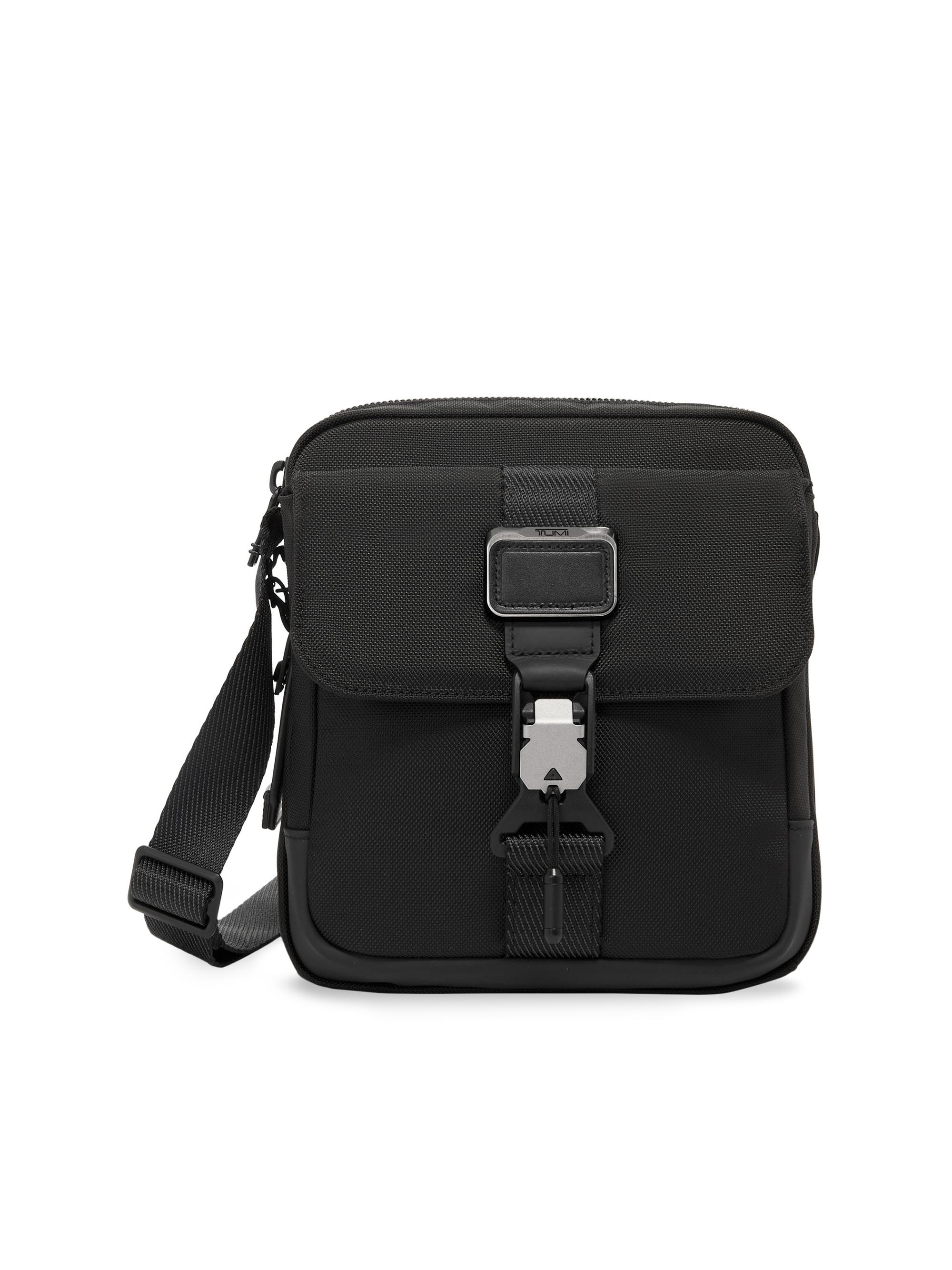 TUMI Men's Alpha Bravo Junior Crossbody Bag - Black