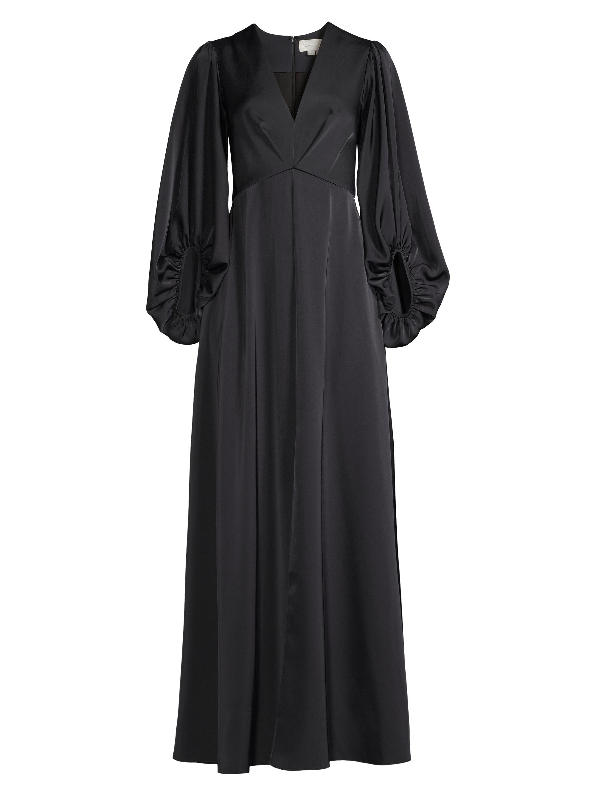 Sachin & Babi Women's Jenny Balloon-Sleeve Gown - Black