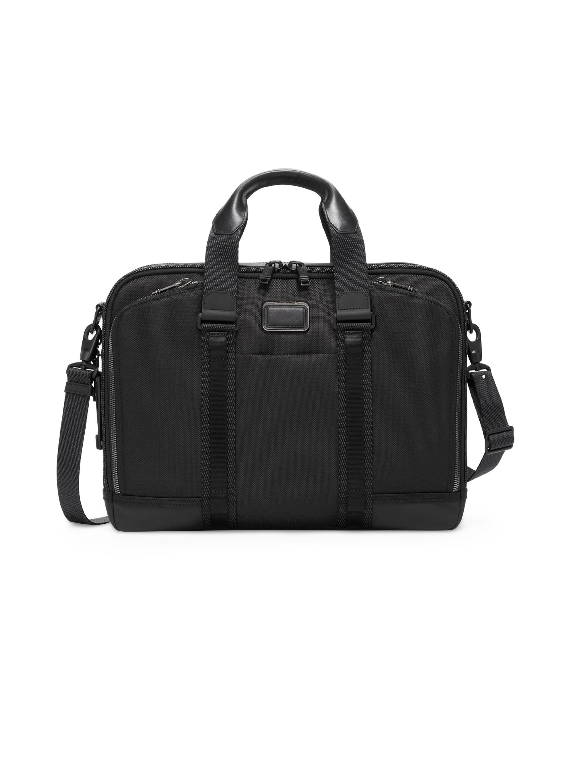 TUMI Men's Alpha Bravo Advanced Briefcase - Black
