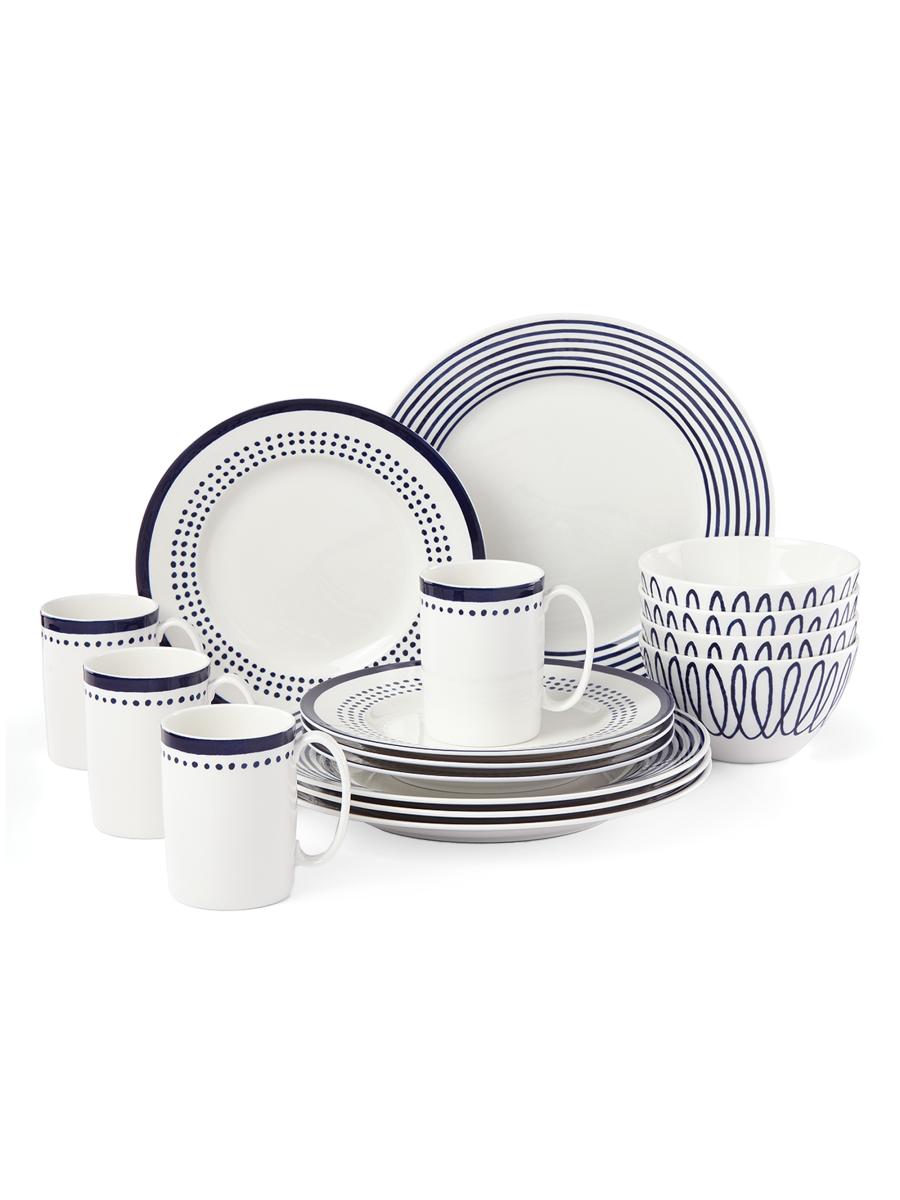 kate spade new york Charlotte Street West 16-Piece Dinnerware Set ...
