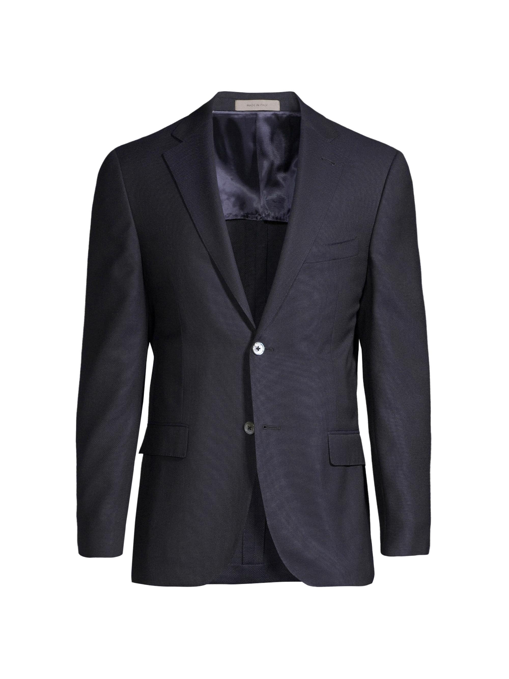 Corneliani Men's Hopsack Stretch Blazer - Navy