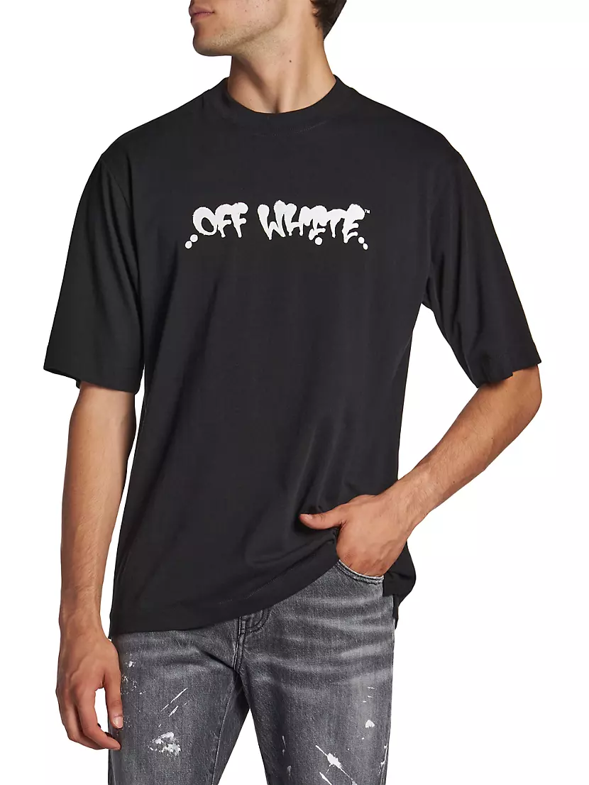 Off White Off-White Neen Graffiti Skate Graphic T-Shirt Cotton ref.734987 -  Joli Closet