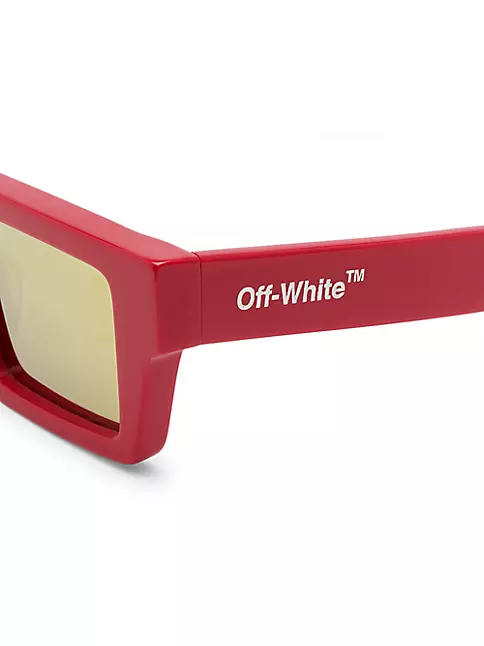Off-White c/o Virgil Abloh 'nassau' Sunglasses Unisex in Red