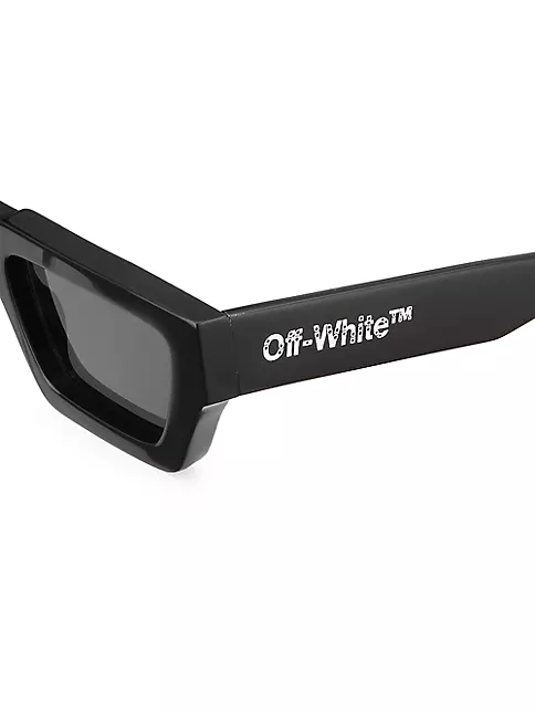Shop Off-White Manchester Rectangular Sunglasses