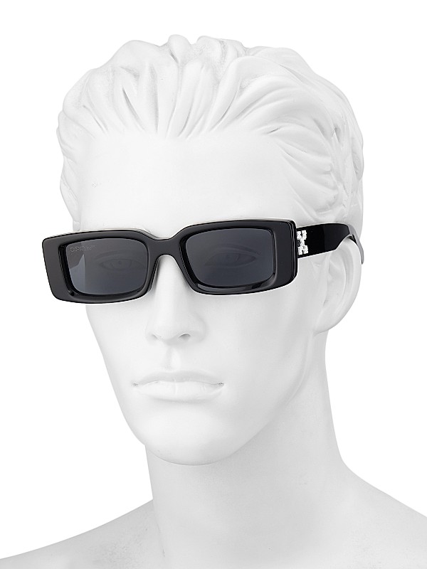 Shop Off-White Arthur 51MM Rectangular Sunglasses | Saks Shop Off-White Arthur 51MM Rectangular Sunglasses | Saks