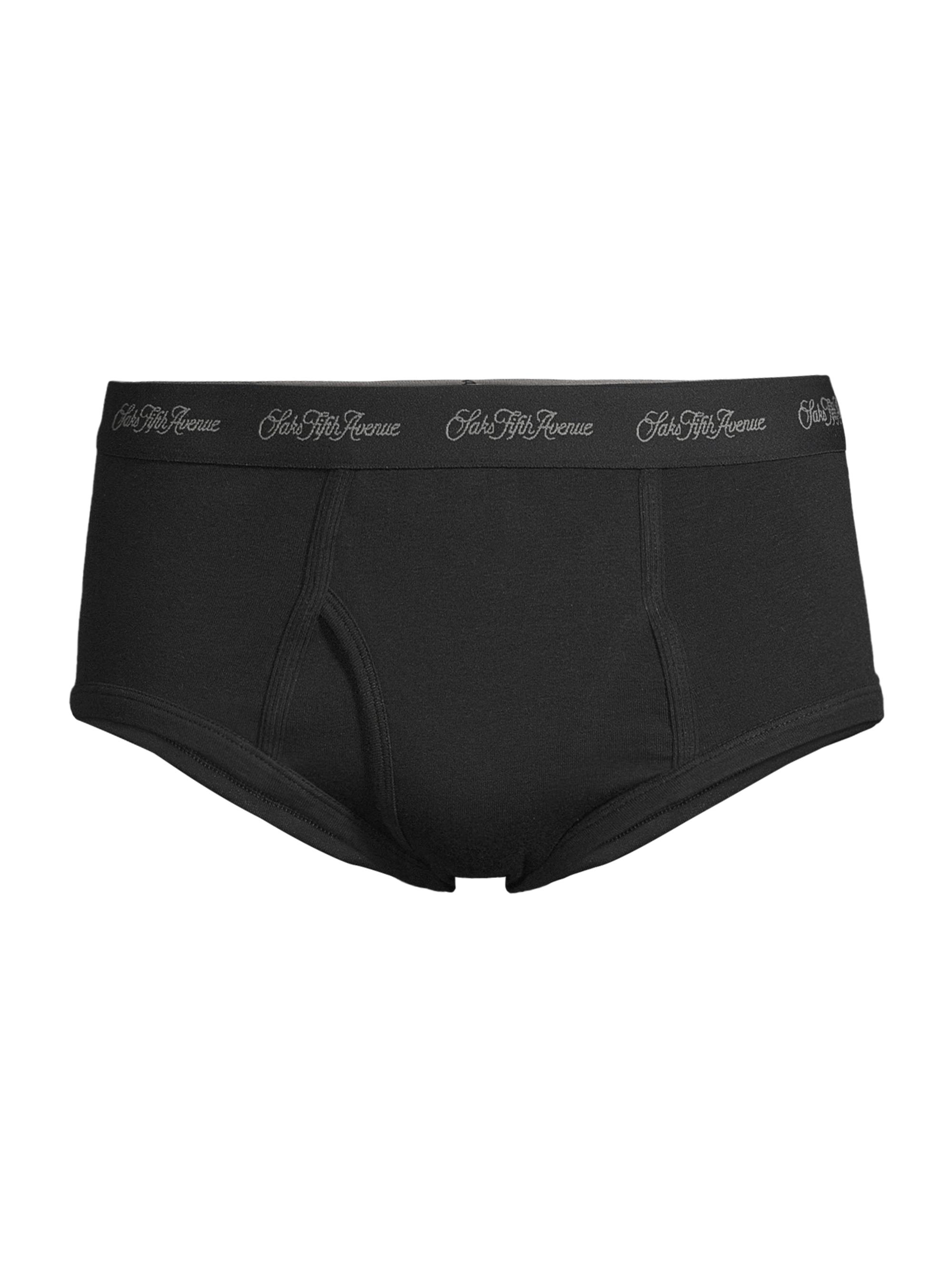 Saks Fifth Avenue Men's COLLECTION 3-Pack Boxer Briefs - Black
