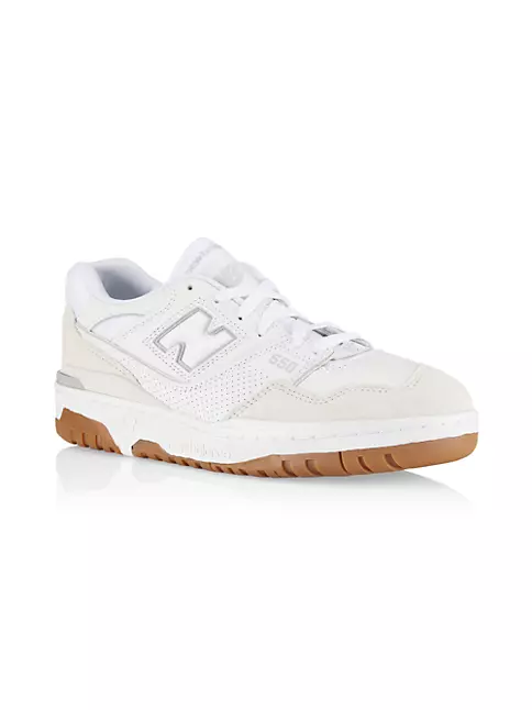 550 Leather Sneakers in White - New Balance