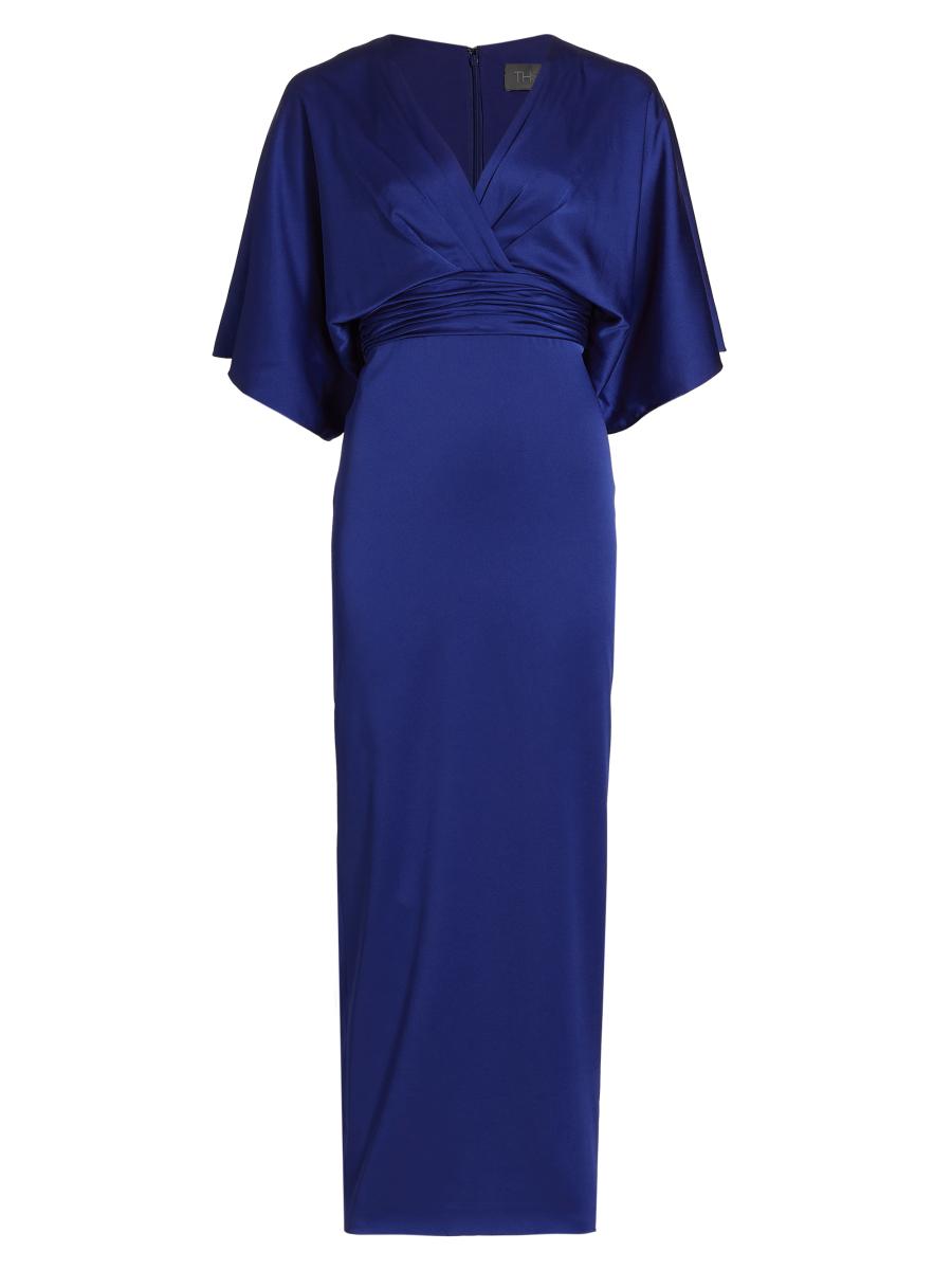 Theia Kimono-Inspired Satin Gown Saks Fifth Avenue