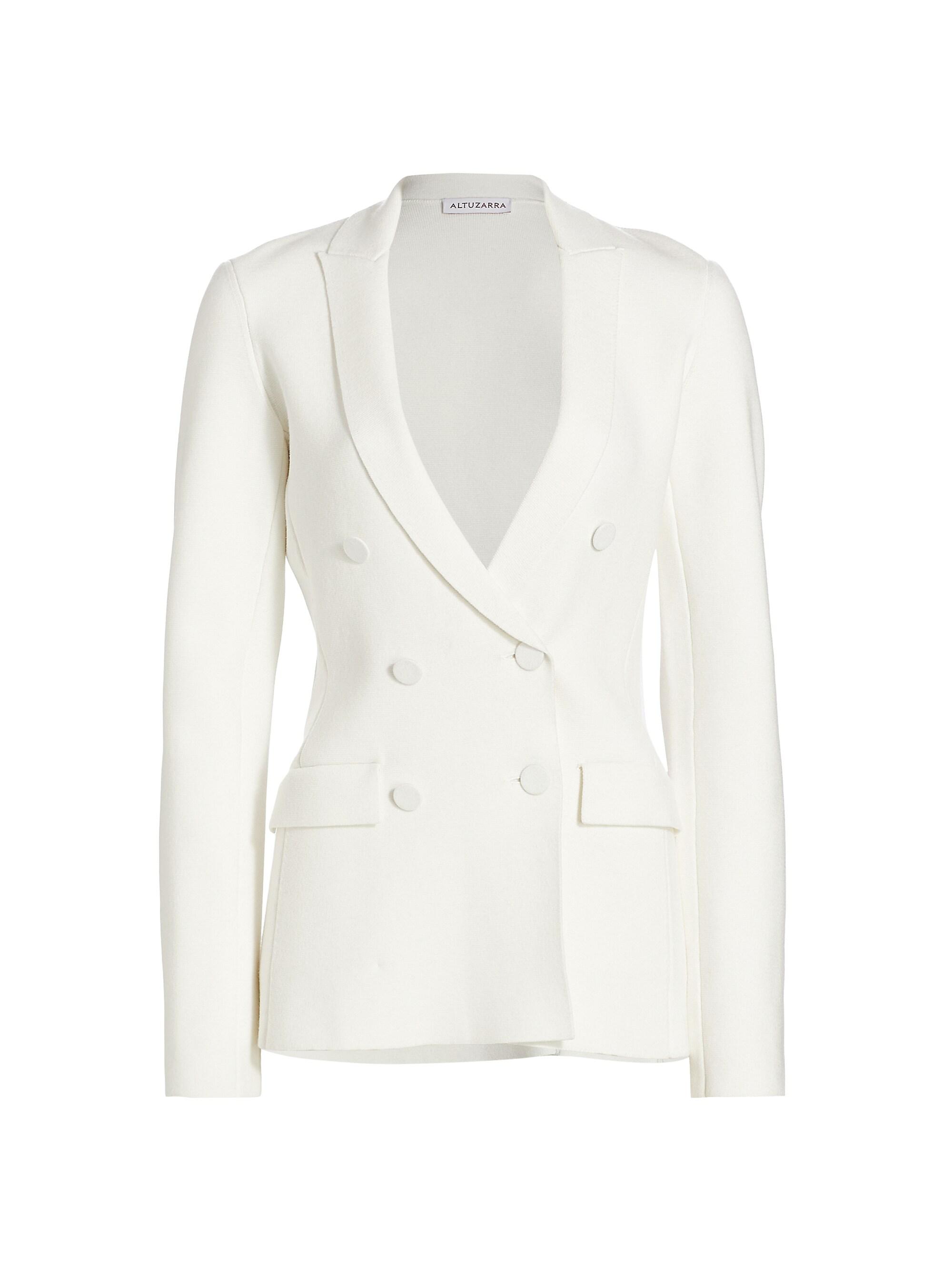 Altuzarra Women's Double-Breasted Indi Jacket - Natural White